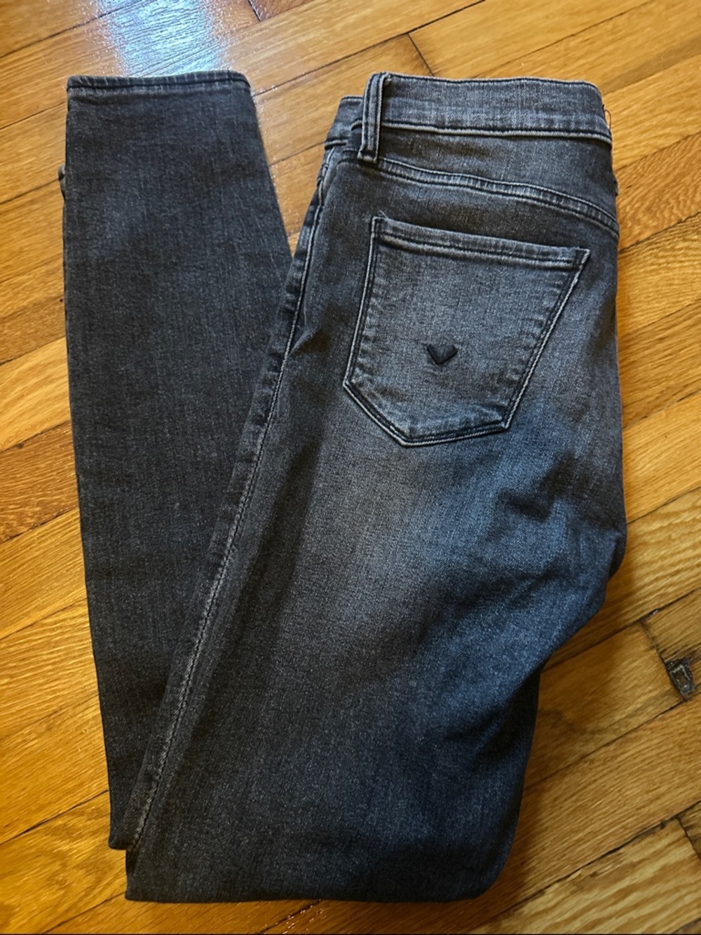 Hudson Jeans Women's Skinny Jeans - Charcoal Black Wash